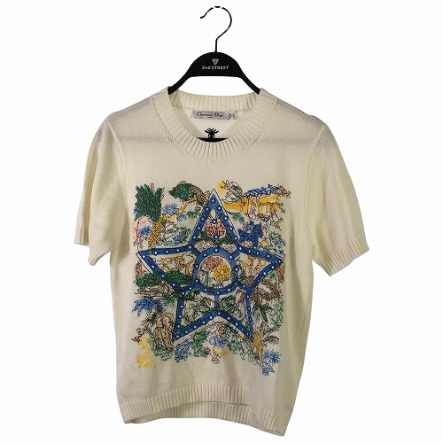 【微風南京店】Christian Dior/針織毛衣/36/254T12AM037