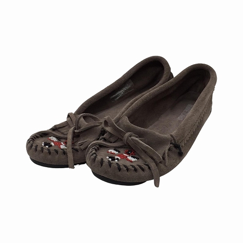 【新光三越台南中山店】MINNETONKA/淺口皮鞋/US5/501T