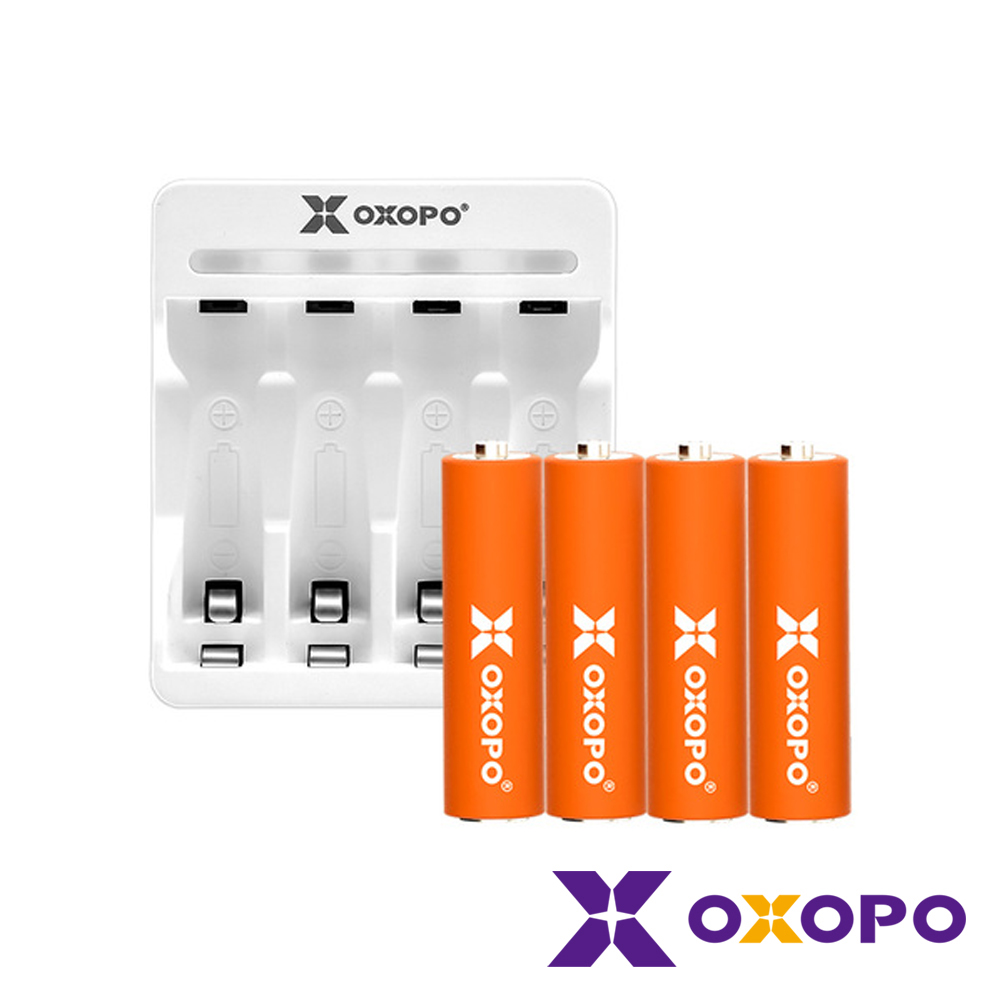 【OXOPO】XN S系列 三號AA 多用途 低自放鎳氫電池 4入充電組 公司貨_0