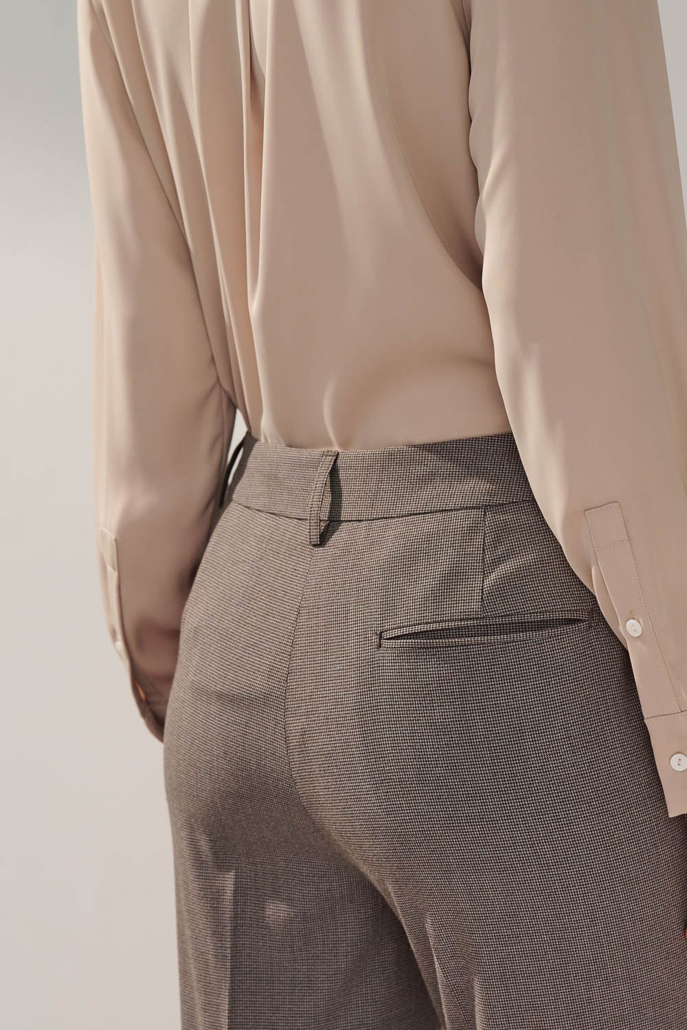 SST&C Gray Houndstooth Suit Trousers | 7262309005  (Outlet)_5