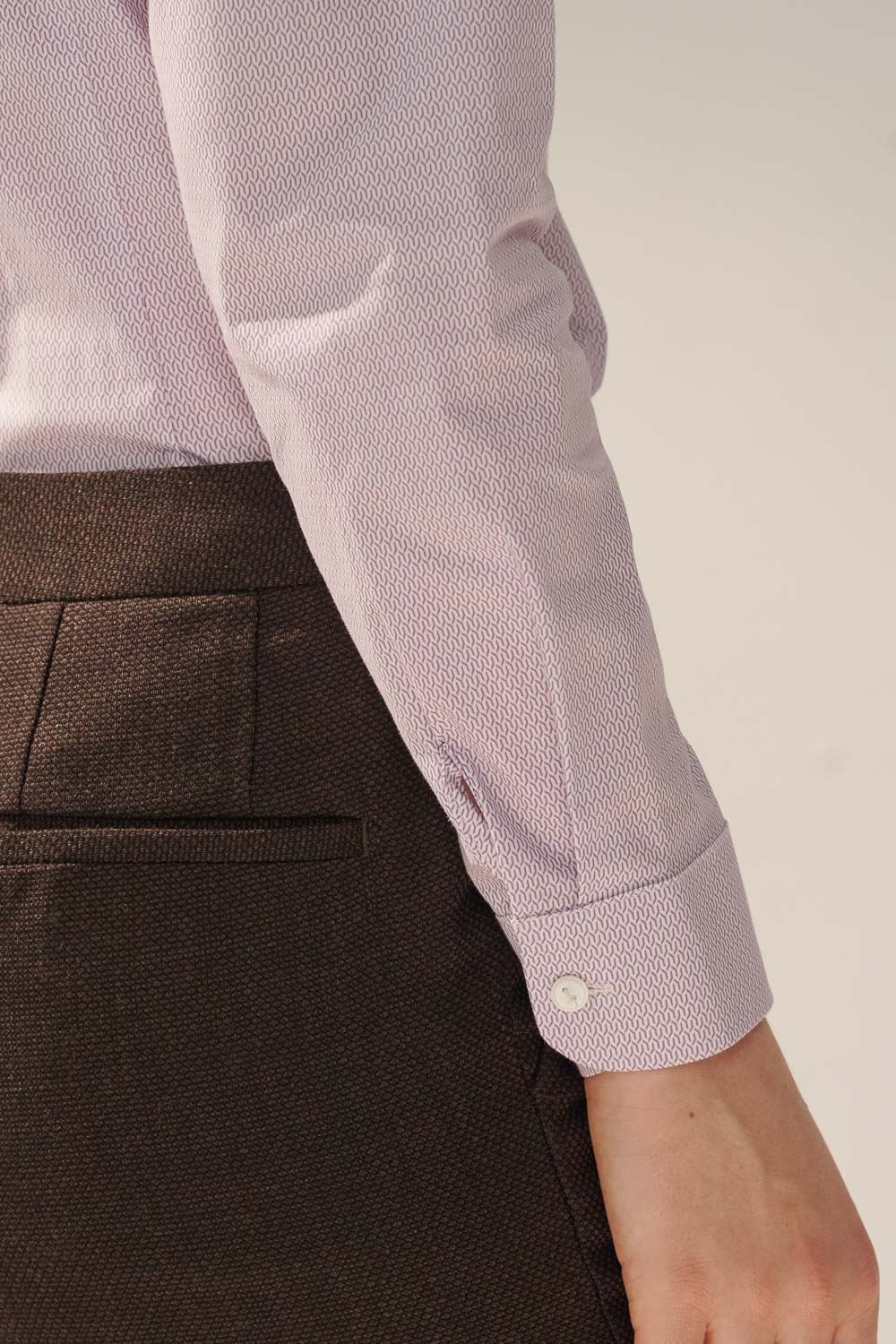 SST&C Lilac Print Slim Fit Shirt | 7562309004  (Outlet)_6