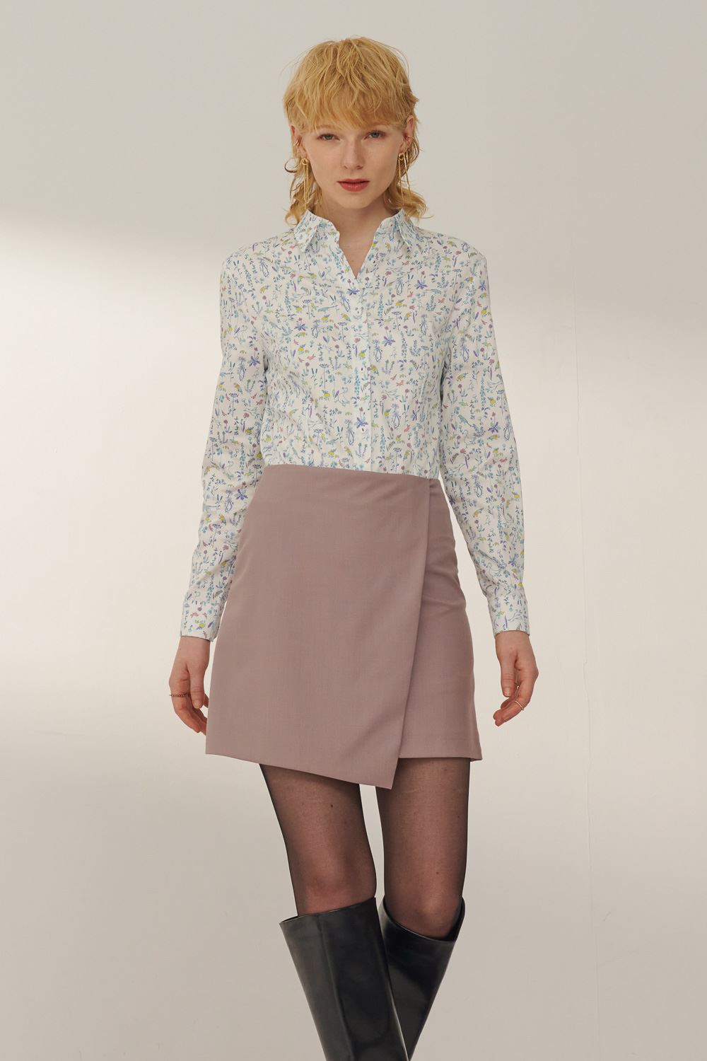 SST&C Colorful Garden Print Slim Fit Shirt | 7562309005  (Outlet)_2
