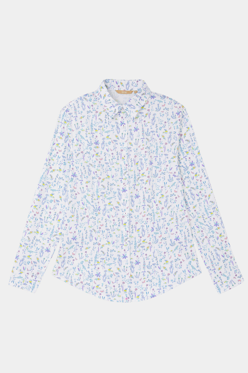 SST&C Colorful Garden Print Slim Fit Shirt | 7562309005  (Outlet)_9