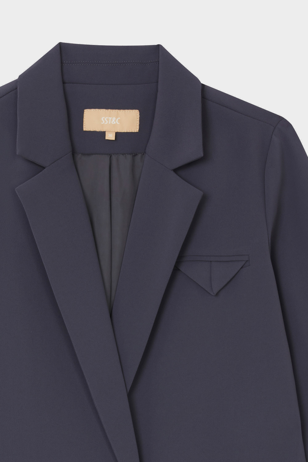 SST&C Dark Gray Wide Suit Jacket | 8162309002  (Outlet)_5
