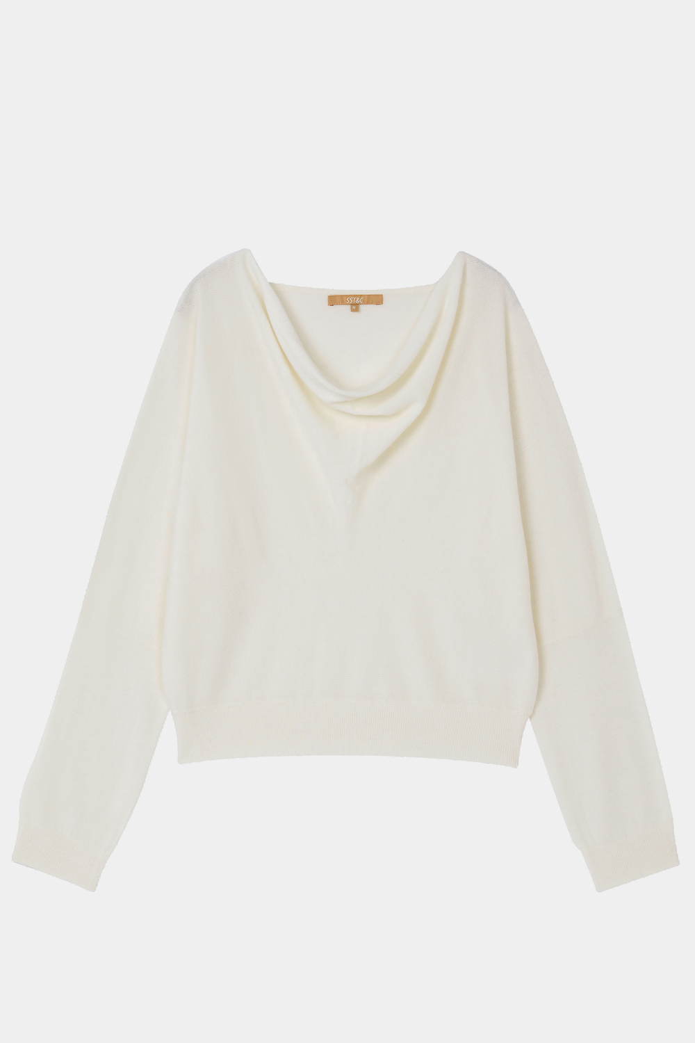 SST&C White Drop Collar Wool Sweater | 8662309001  (Outlet)_5