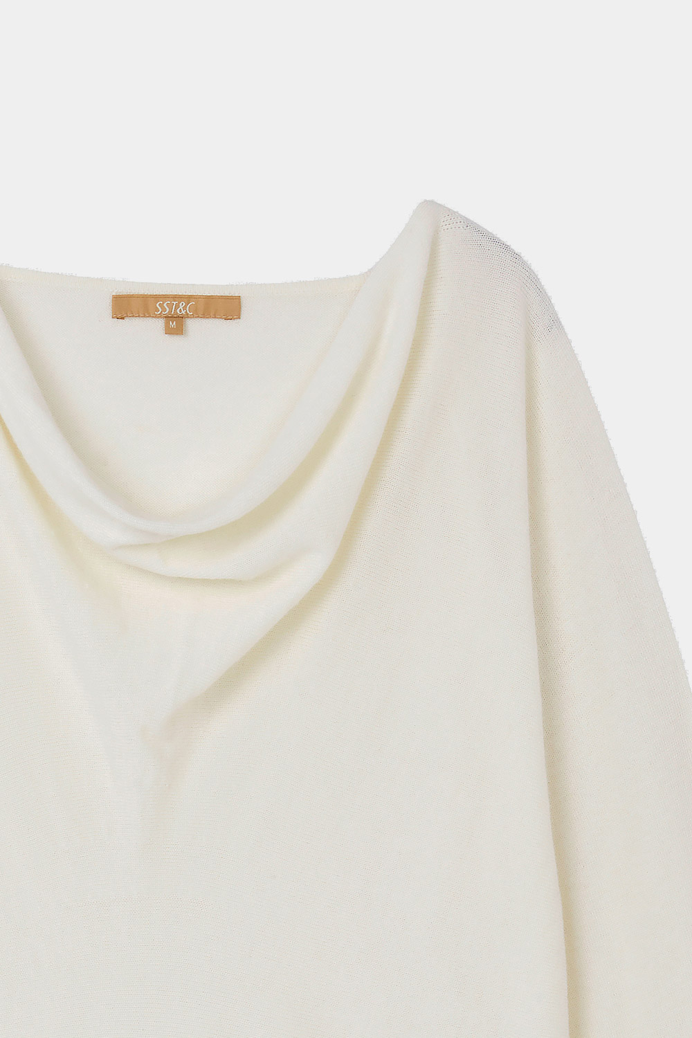 SST&C White Drop Collar Wool Sweater | 8662309001  (Outlet)_6