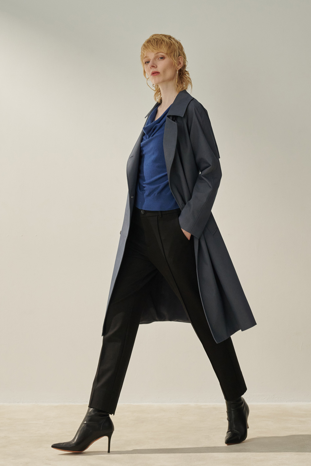 SST&C Mineral Blue Dropped Collar Sweater | 8662309002  (Outlet)_3