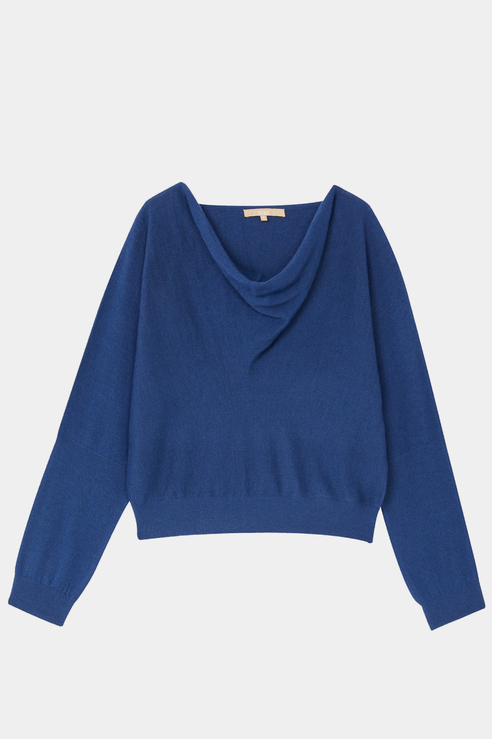 SST&C Mineral Blue Dropped Collar Sweater | 8662309002  (Outlet)_5
