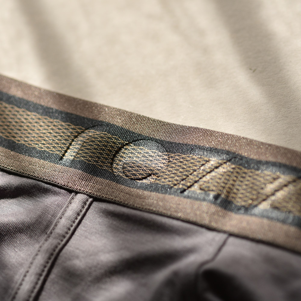 【零碼 S、M、L、XL 】▶低腰◀四角褲-越界-鯊灰【超細纖維】_1