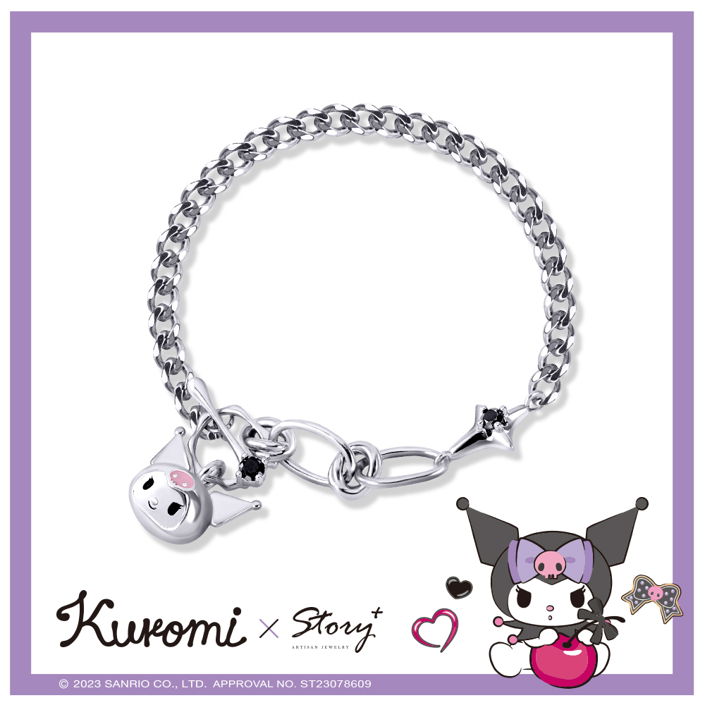 Kuromi World 系列-酷洛米造型手鍊_0