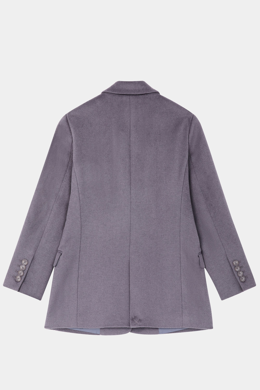 SST&C Gray and Purple Short Wool Coat | 8962309002  (Outlet)_8