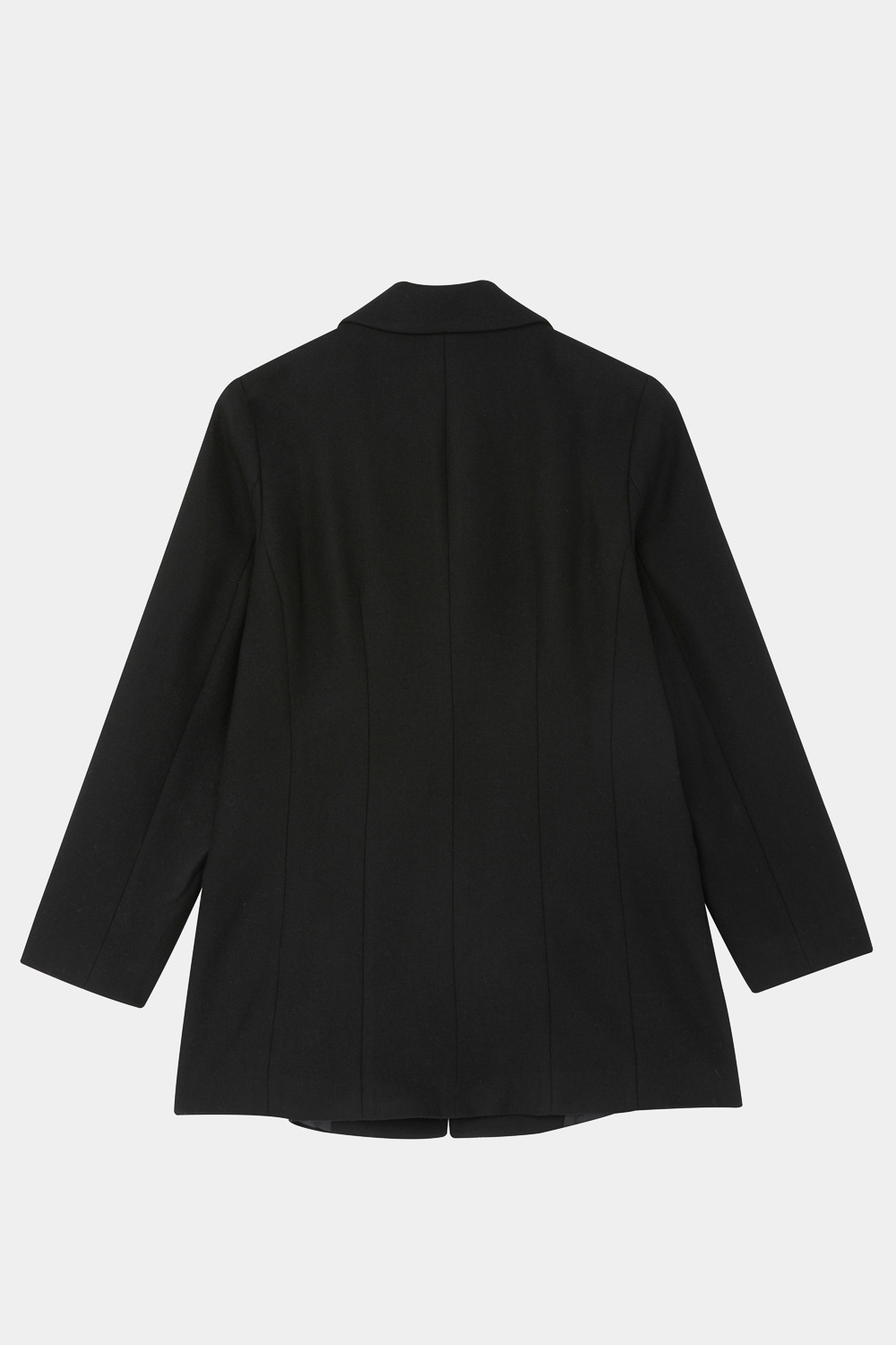 SST&C Black Cropped Wool Coat | 8962309003  (Outlet)_8