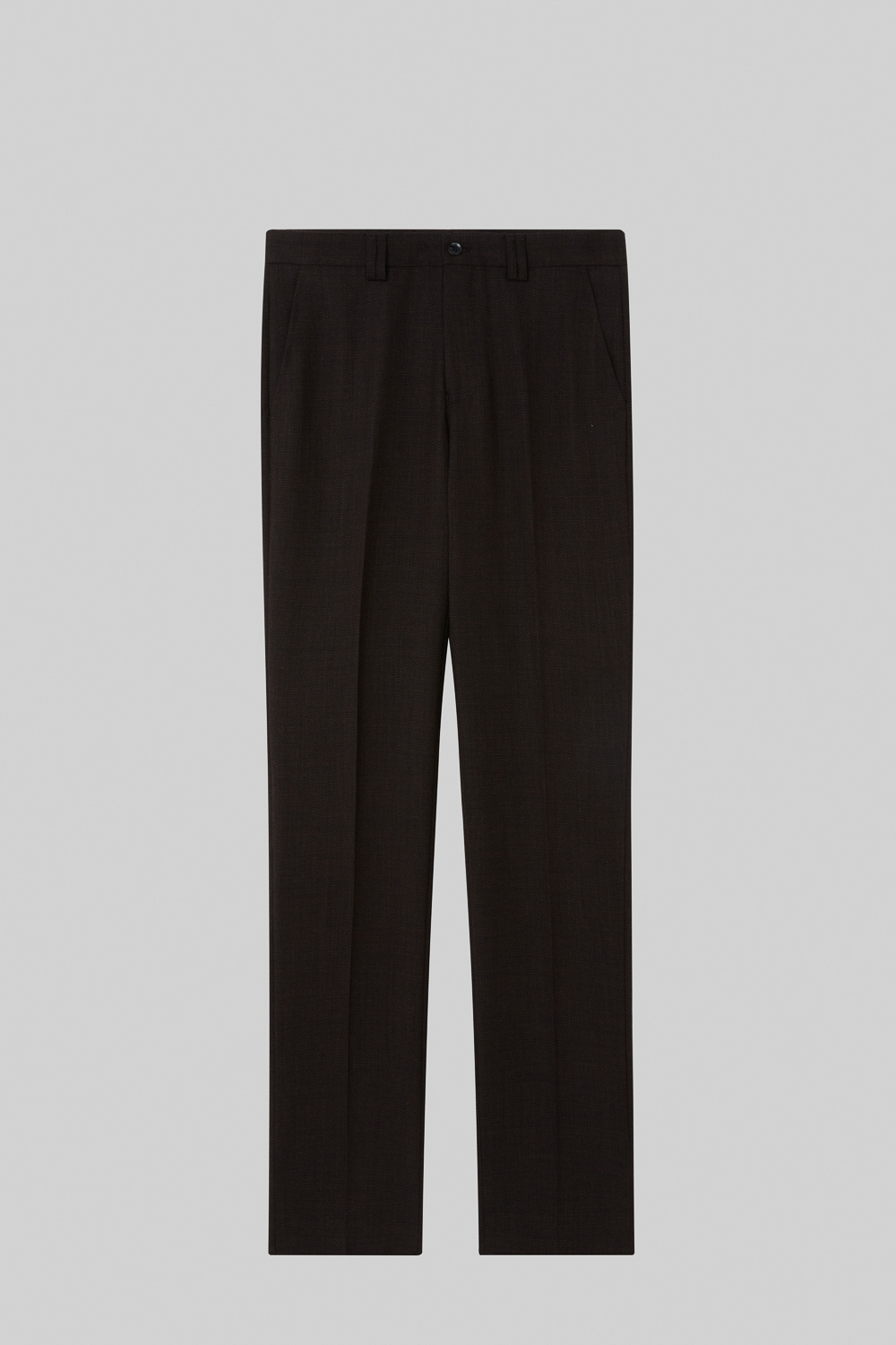 SST&C Coffee Texture Machine Washable Slim Fit Suit Trousers | 0212309007  (Outlet)_8