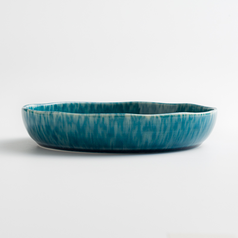Ice 28cm Ceramic Plate | Gray Ⓟ_1