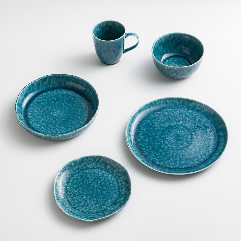 Ice 28cm Ceramic Plate | Gray Ⓟ_3
