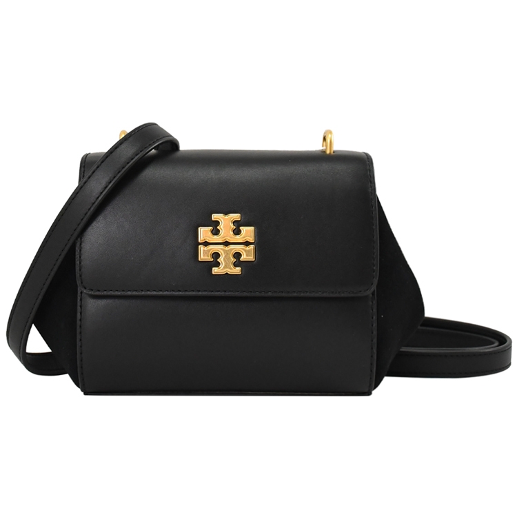 TORY BURCH 89685 品牌LOGO絨面拼皮迷你斜背包.黑 | 熱銷推薦 | 康是美網購eShop
