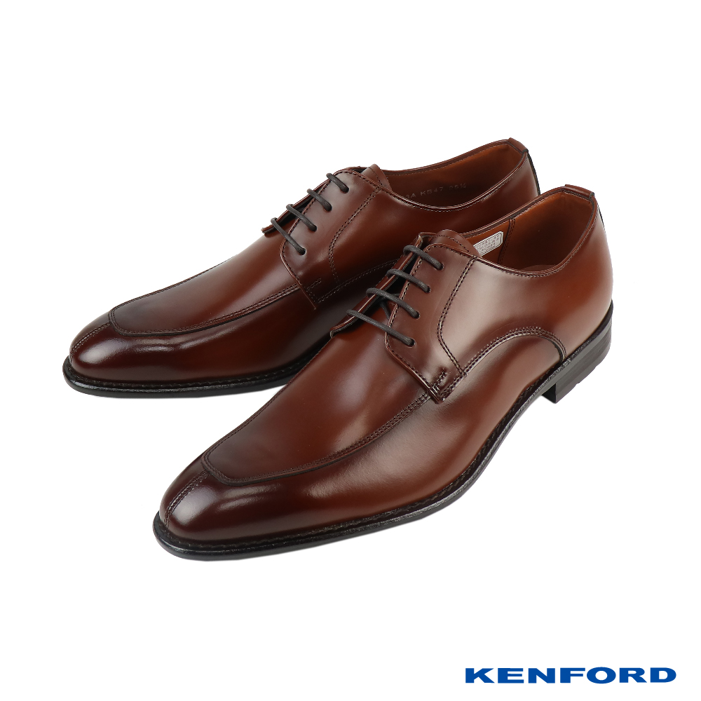 【KENFORD】日式典雅裙飾綁帶德比鞋  咖啡色(KB47-MBR)