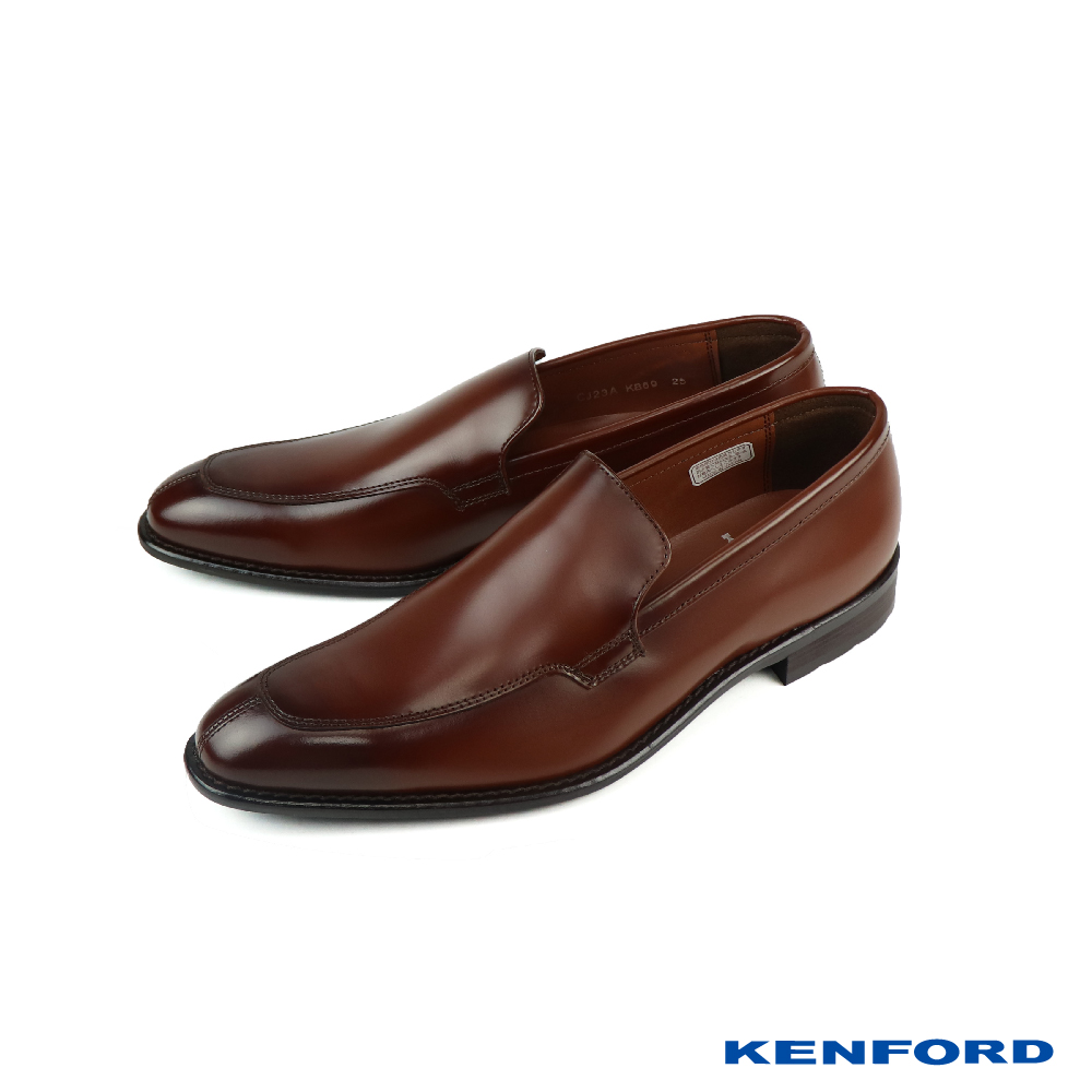 【KENFORD】日式簡約素面樂福鞋  咖啡色(KB69-MBR)