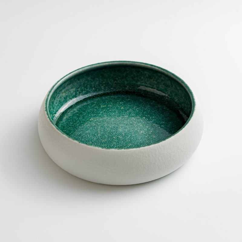 Ice Crack 23cm Ceramic Plate_0