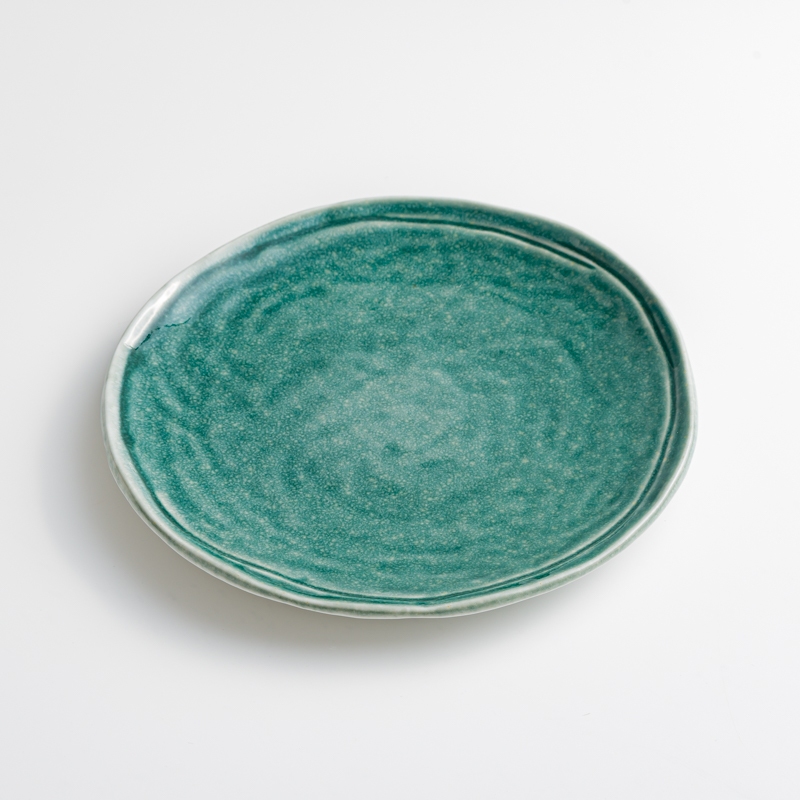 Ice Crack 23cm Ceramic Plate_0