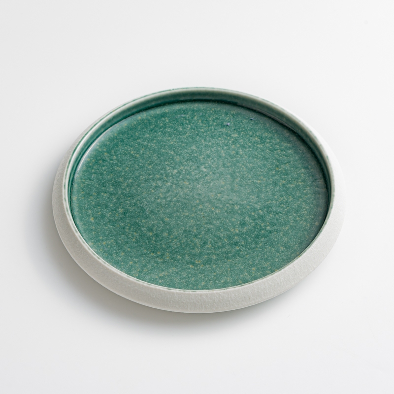 Ice Crack 23cm Ceramic Plate_0