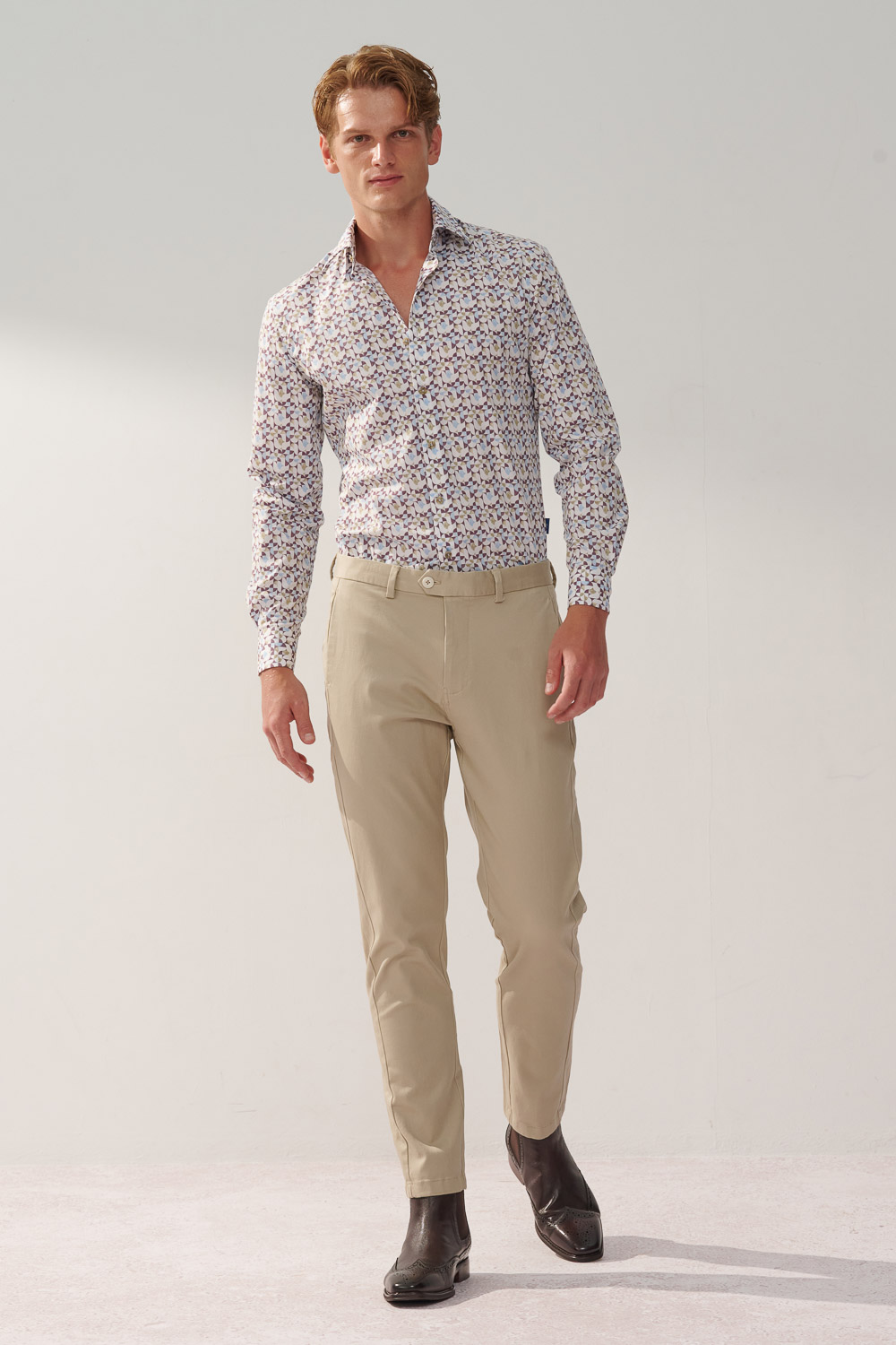 SST&C #Comfortable Cotton  Geometric Print Slim Fit Shirt | 0312310023  (Outlet)_3