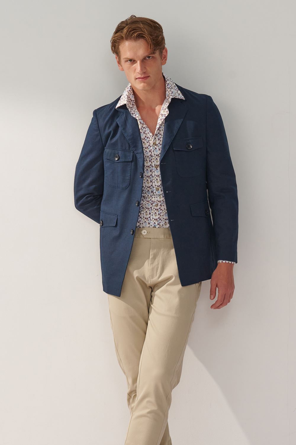SST&C #Comfortable Cotton  Geometric Print Slim Fit Shirt | 0312310023  (Outlet)_4