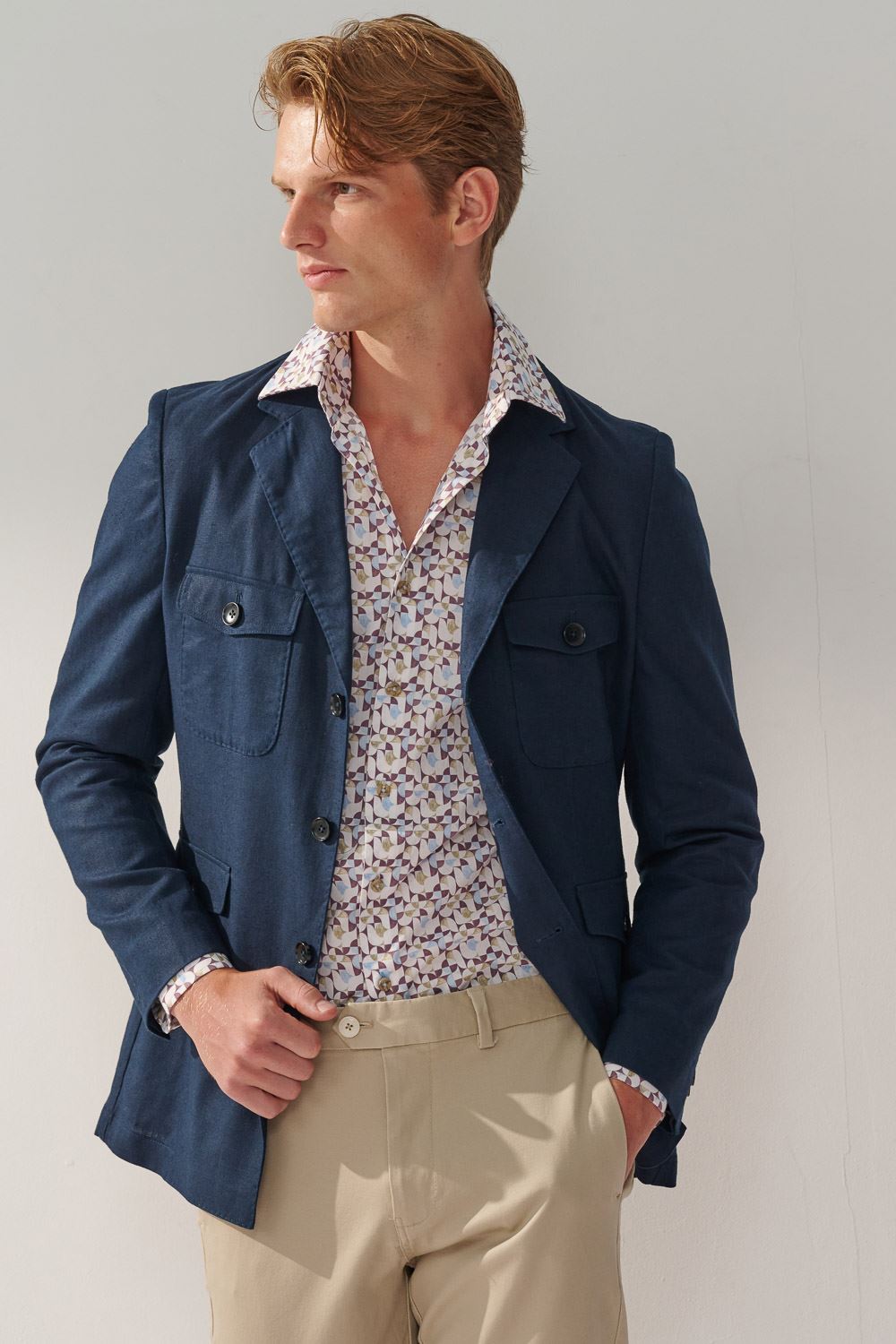 SST&C #Comfortable Cotton  Geometric Print Slim Fit Shirt | 0312310023  (Outlet)_5
