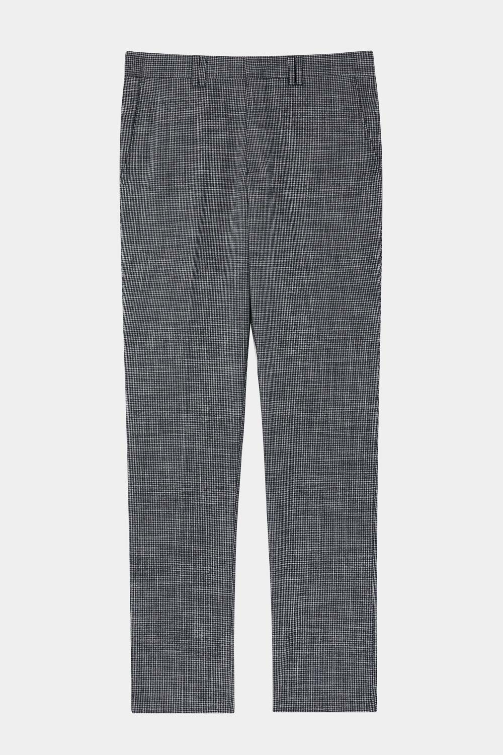 SST&C Gray Check Pattern Tailor-Fit Trousers | 0212310003  (Outlet)_7