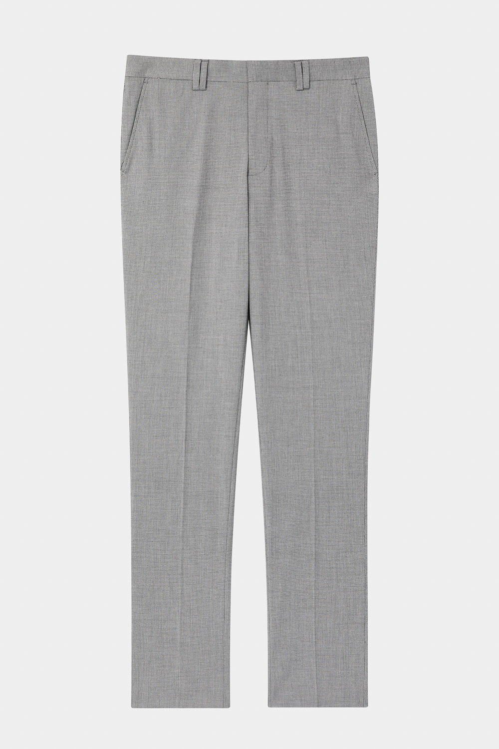 SST&C Light Gray Textured Tailored Suit Trousers | 0212310008  (Outlet)_6