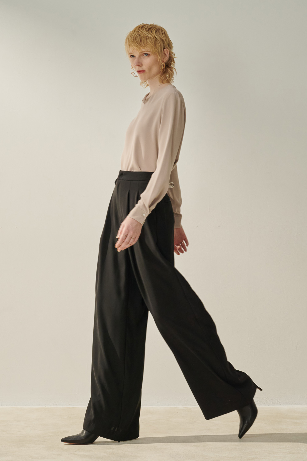 SST&C Apricot Small Turn Collar Top | 7662310004  (Outlet)_2