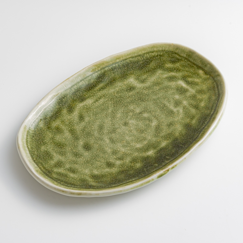 Ice Crack 23cm Ceramic Plate_0