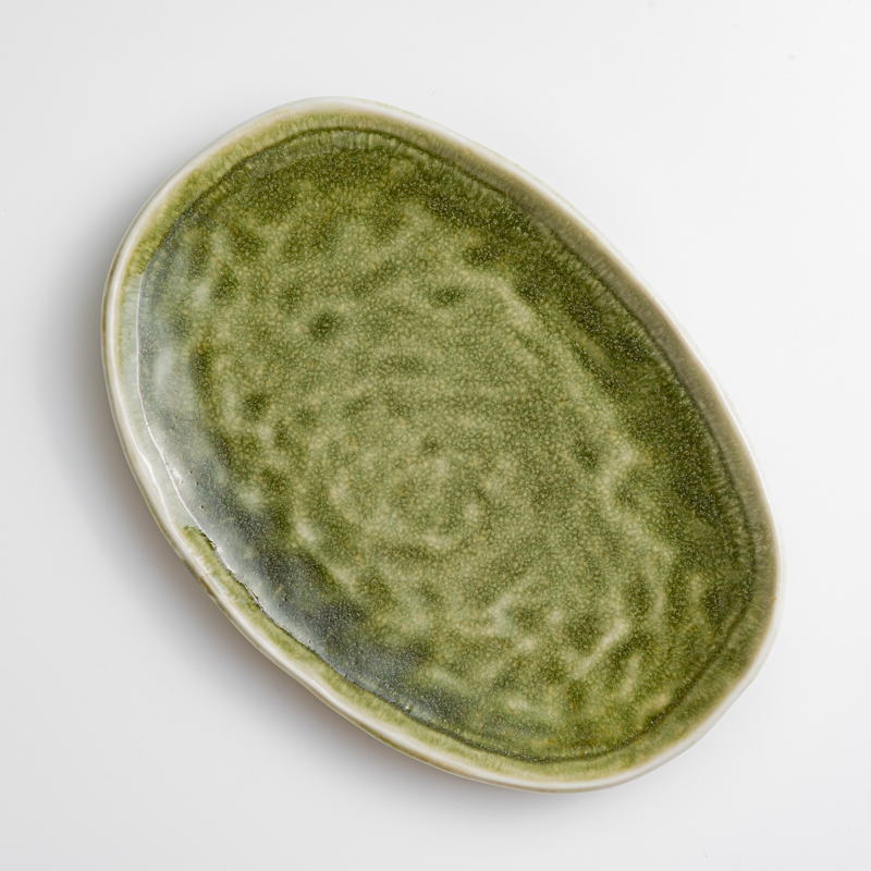 Ice Crack 23cm Ceramic Plate_2
