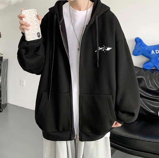 加絨我的左心房碎了純棉夾克外套_0