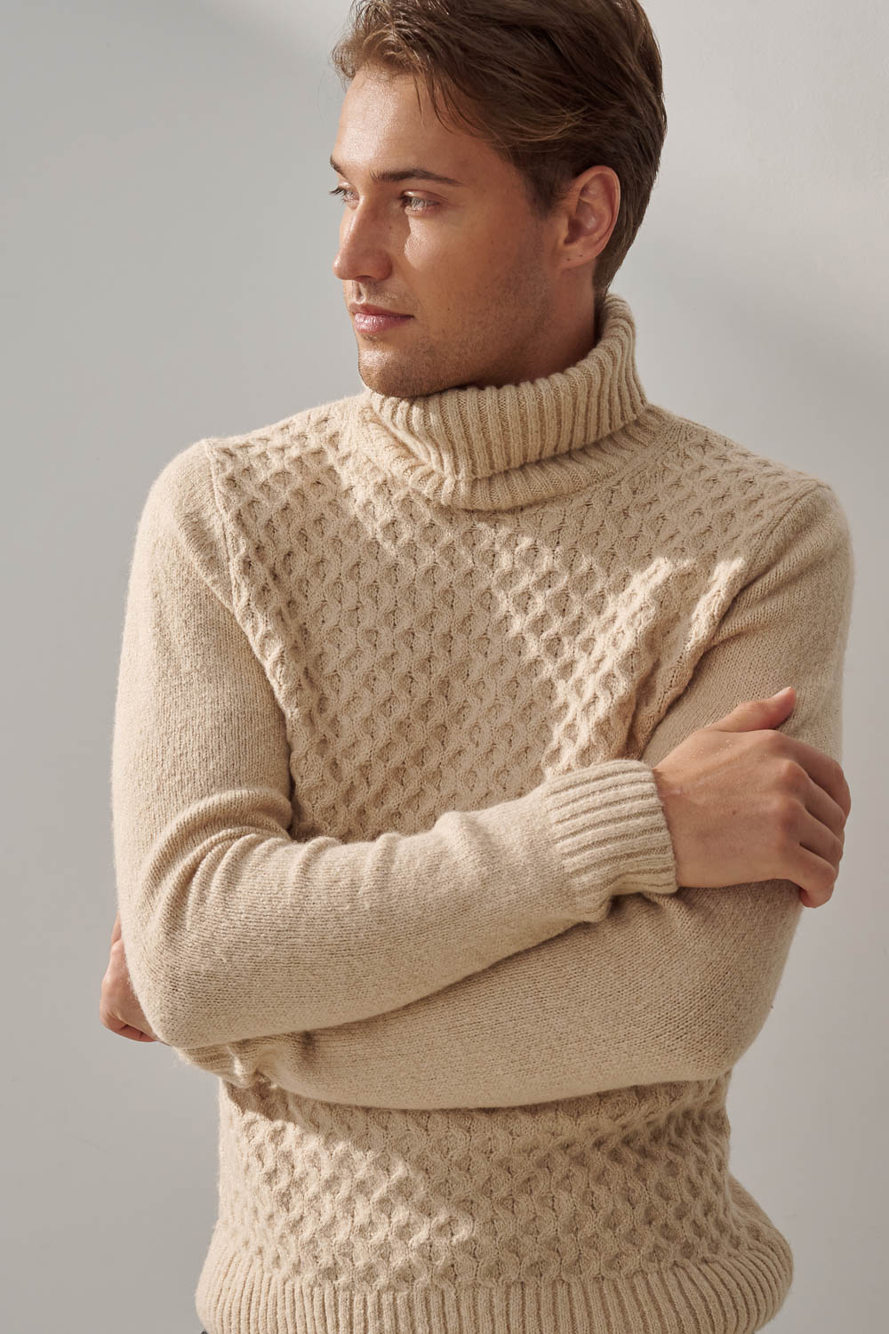 SST&C Sand Wool Turtleneck Sweater | 1112310005  (Outlet)_1