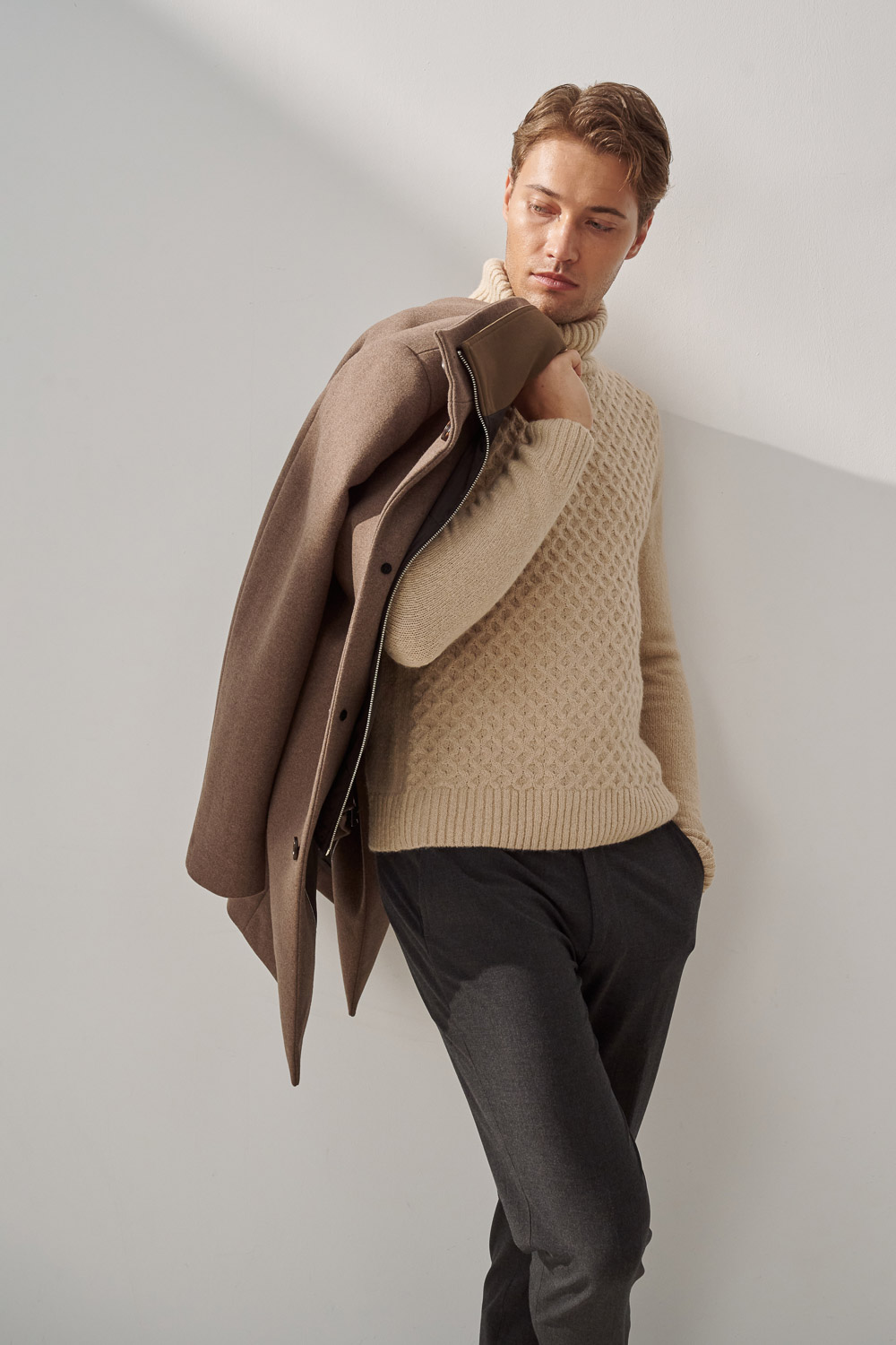 SST&C Sand Wool Turtleneck Sweater | 1112310005  (Outlet)_2