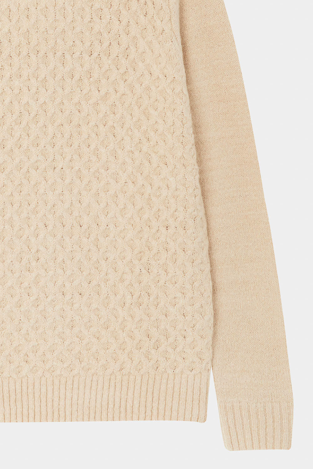 SST&C Sand Wool Turtleneck Sweater | 1112310005  (Outlet)_7