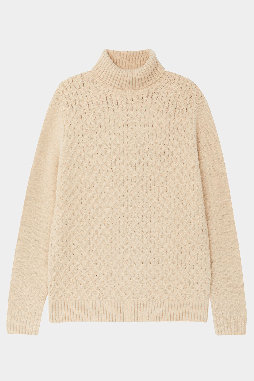 SST&C Sand Wool Turtleneck Sweater | 1112310005  (Outlet)_8