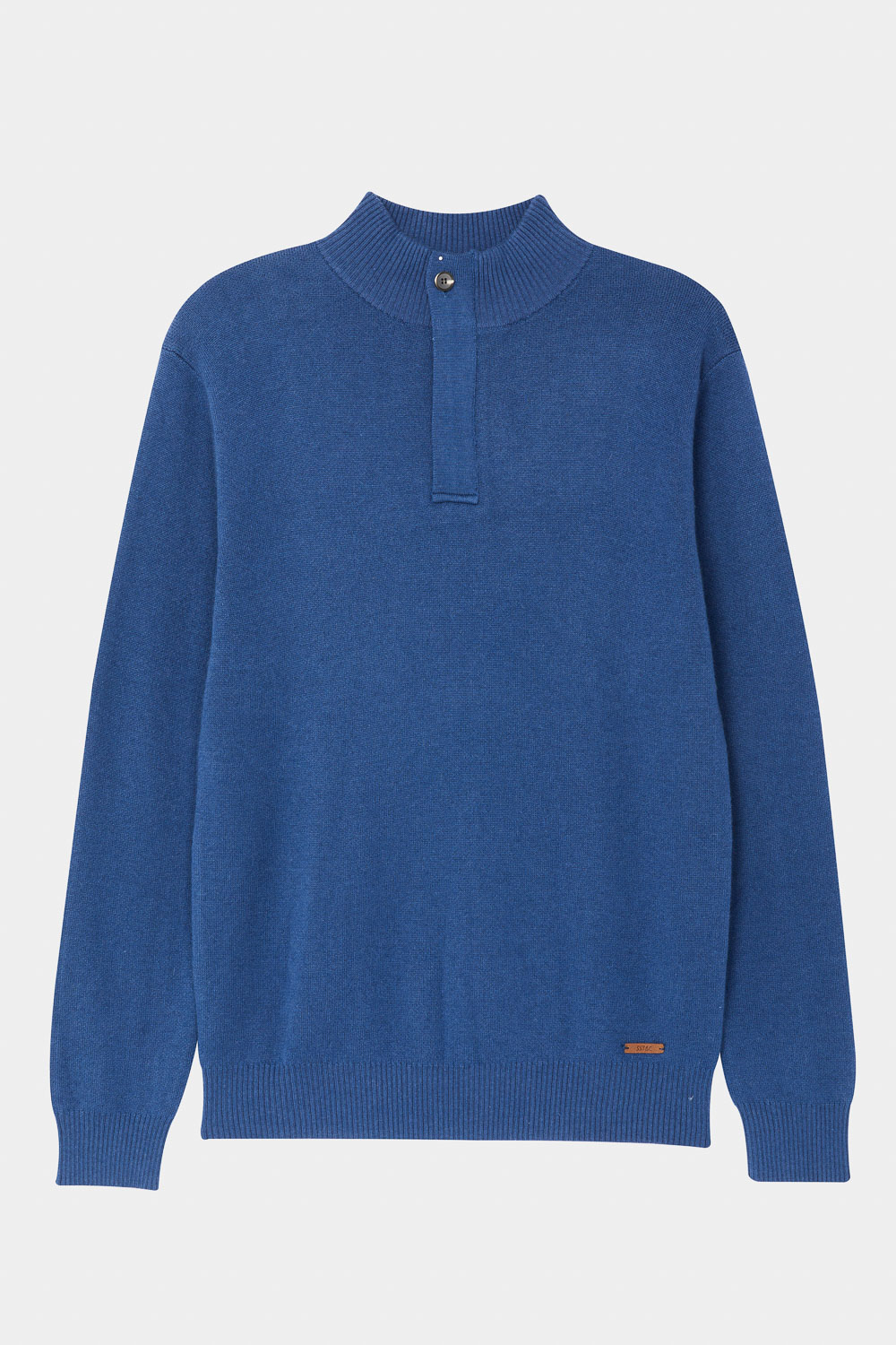 SST&C Sapphire Blue Cashmere Half-Zip Sweater | 1112310011  (Outlet)_8