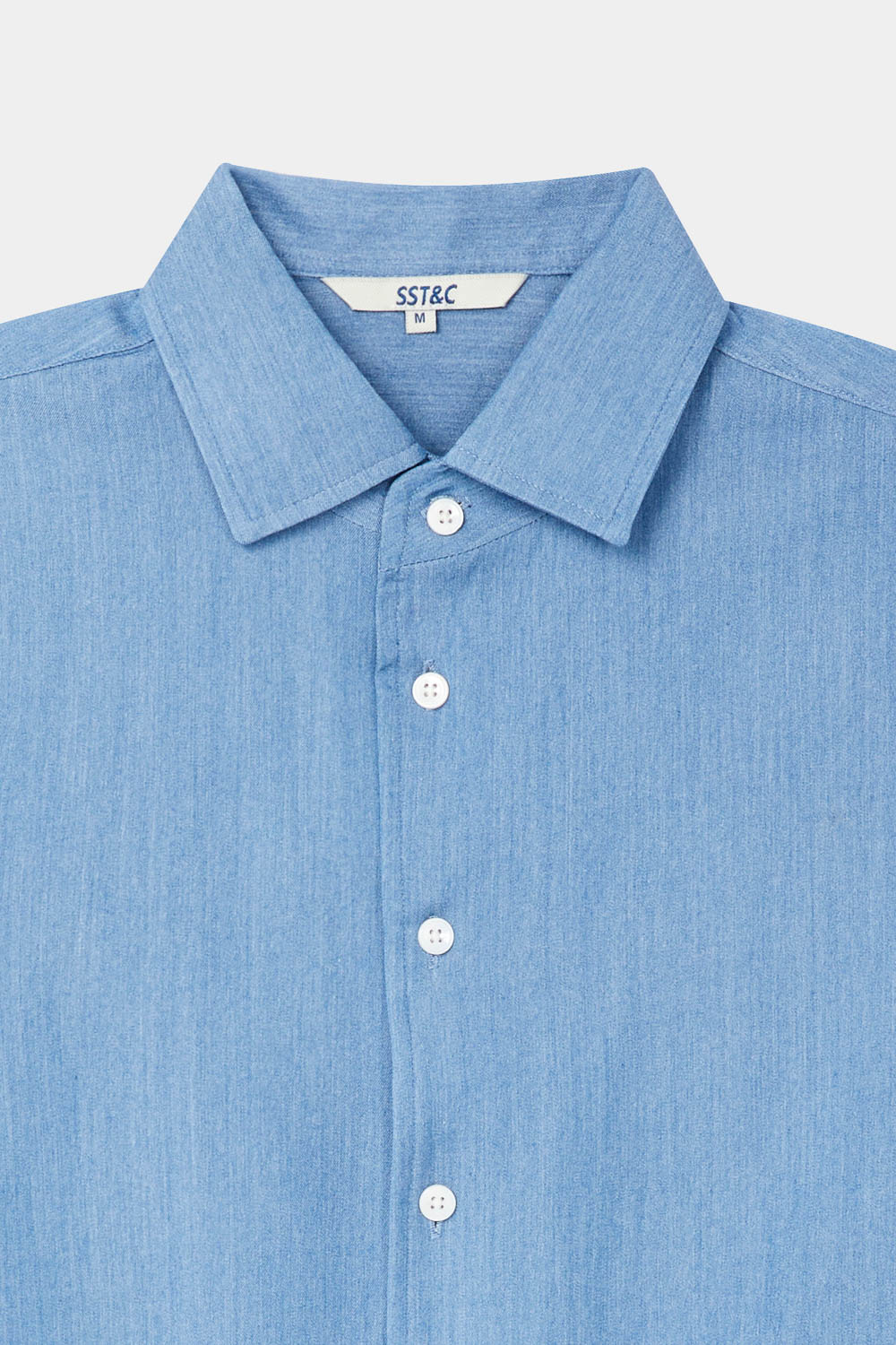 SST&C Light Indigo Tencel Cotton Denim Shirt | 0912310001  (Outlet)_7