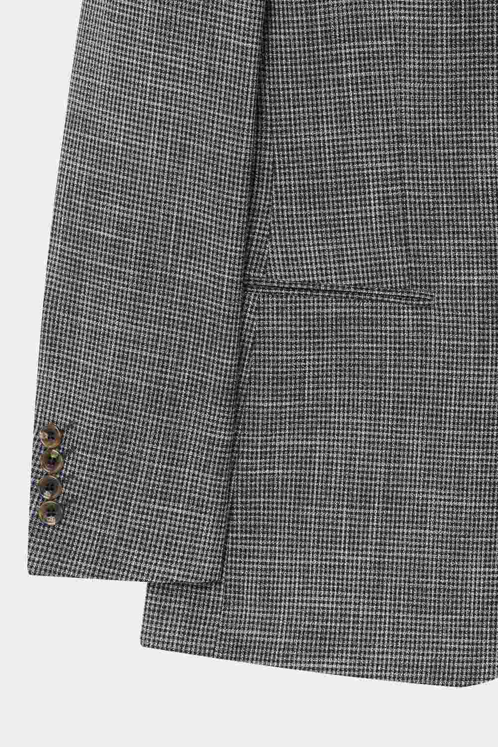 SST&C Gray Check Tailored Suit Jacket | 0112310003  (Outlet)_6