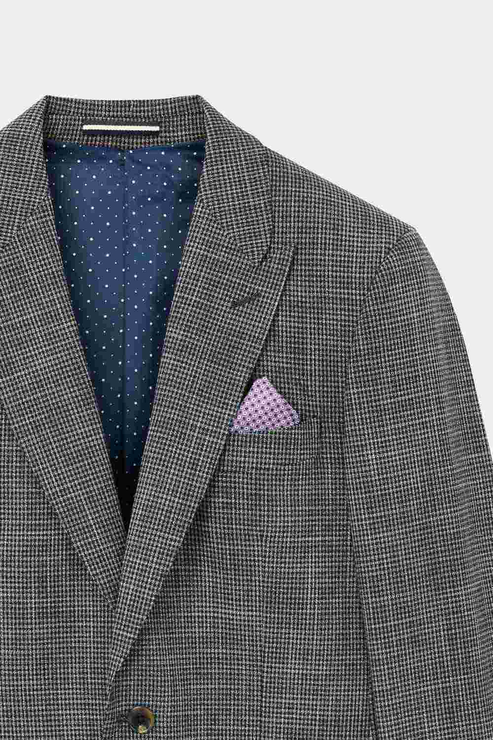 SST&C Gray Check Tailored Suit Jacket | 0112310003  (Outlet)_7