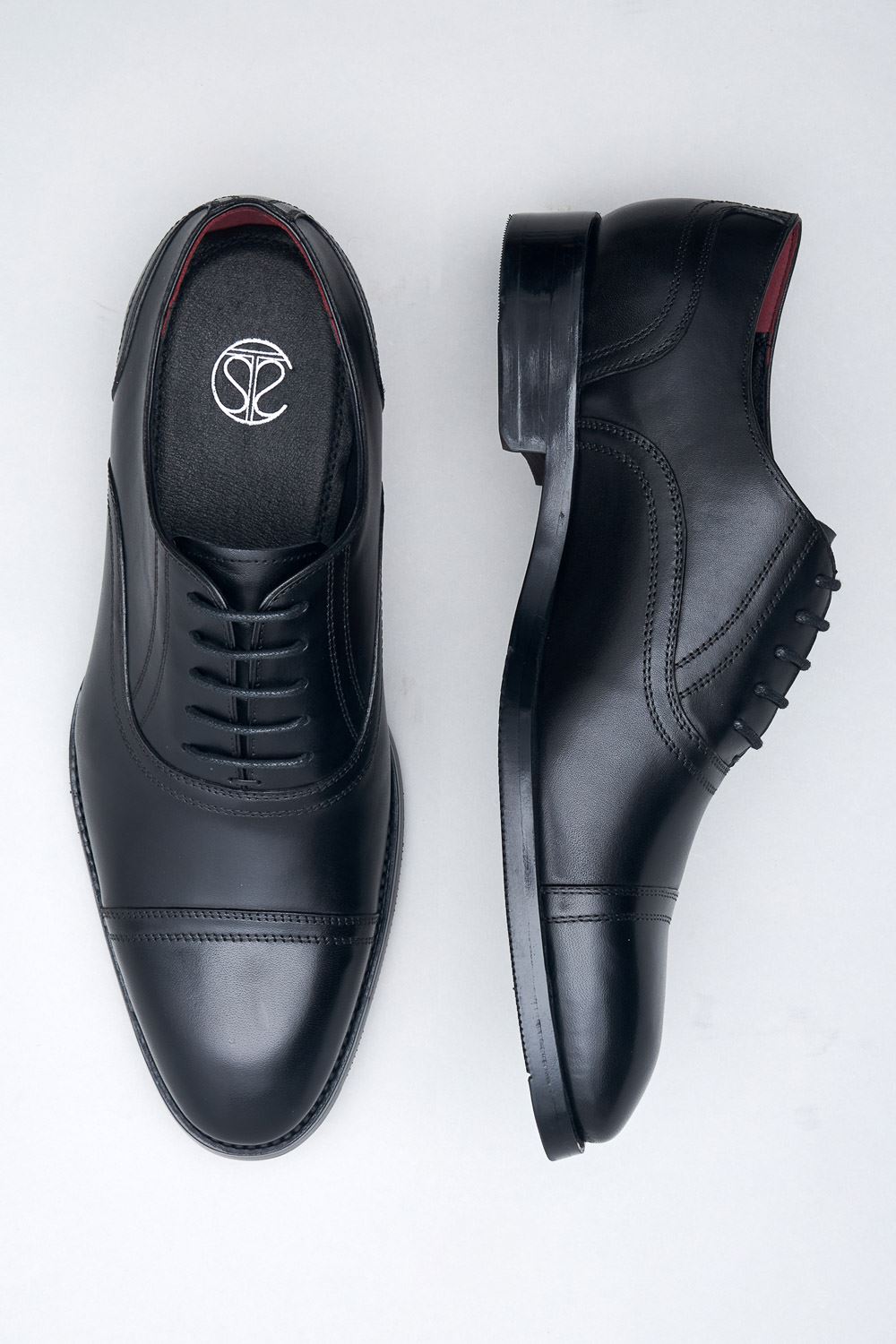 SST&C Black Oxford Shoes | 1312310002  (Outlet)_4