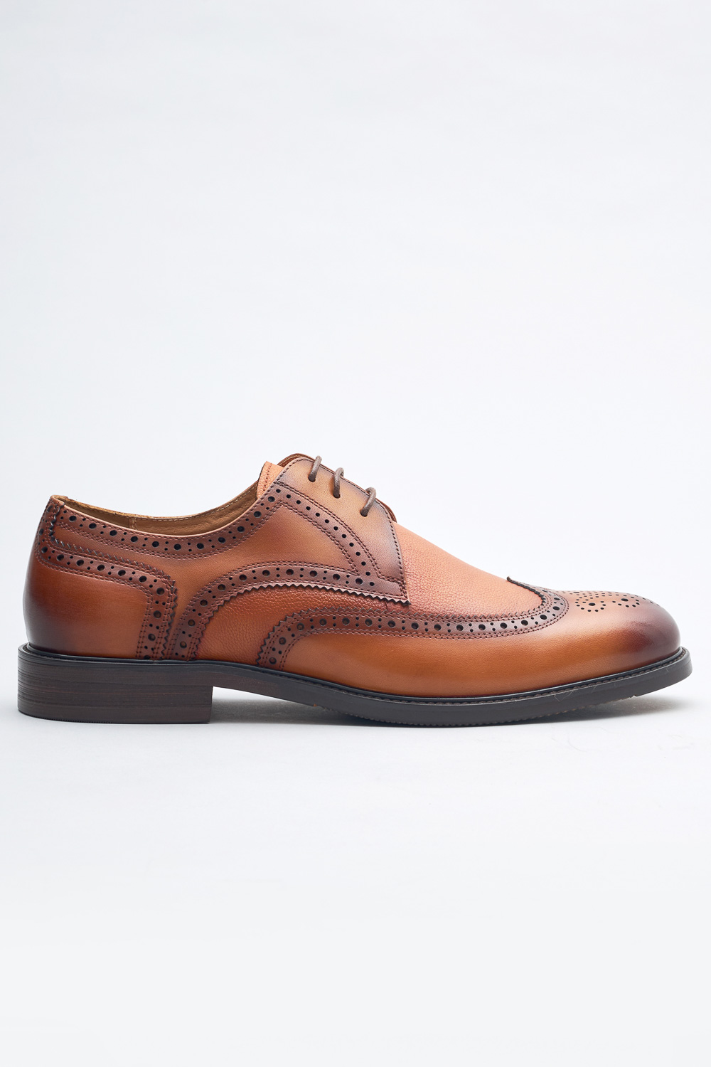 SST&C Light Coffee Derby Shoes | 1312310003  (Outlet)_1