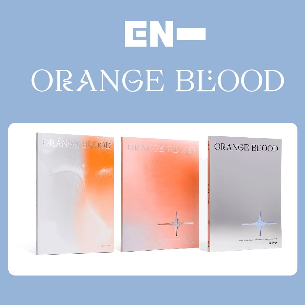 ENHYPEN - ORANGE BLOOD ( MINI ALBUM ) 迷你專輯 韓國進口_0