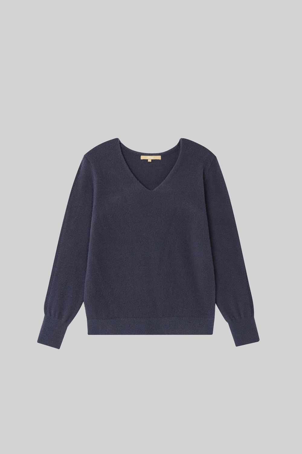 SST&C Dark Gray V-Neck Plush Sweater | 8662310003  (Outlet)_5