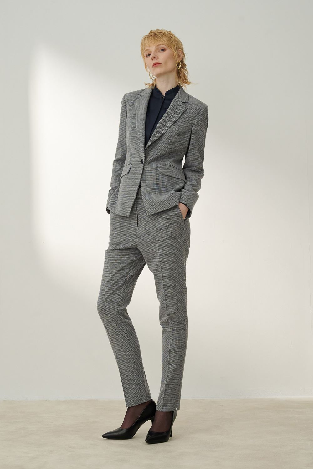 SST&C Gray Suit Trousers | 7262310002  (Outlet)_3