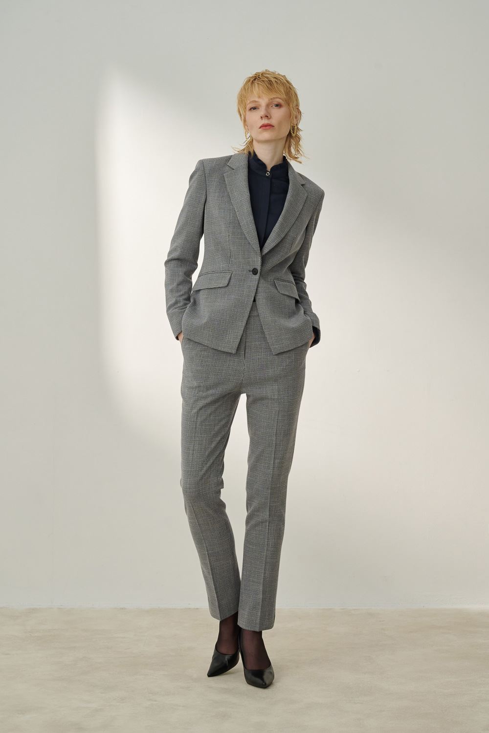 SST&C Gray Suit Trousers | 7262310002  (Outlet)_4
