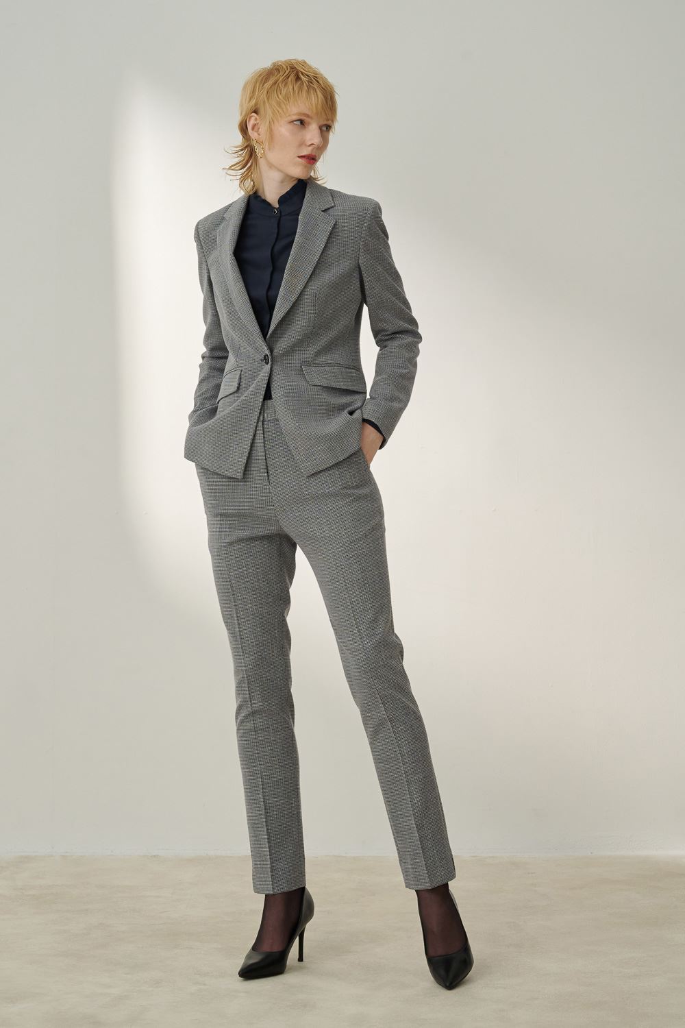SST&C Gray Suit Trousers | 7262310002  (Outlet)_5