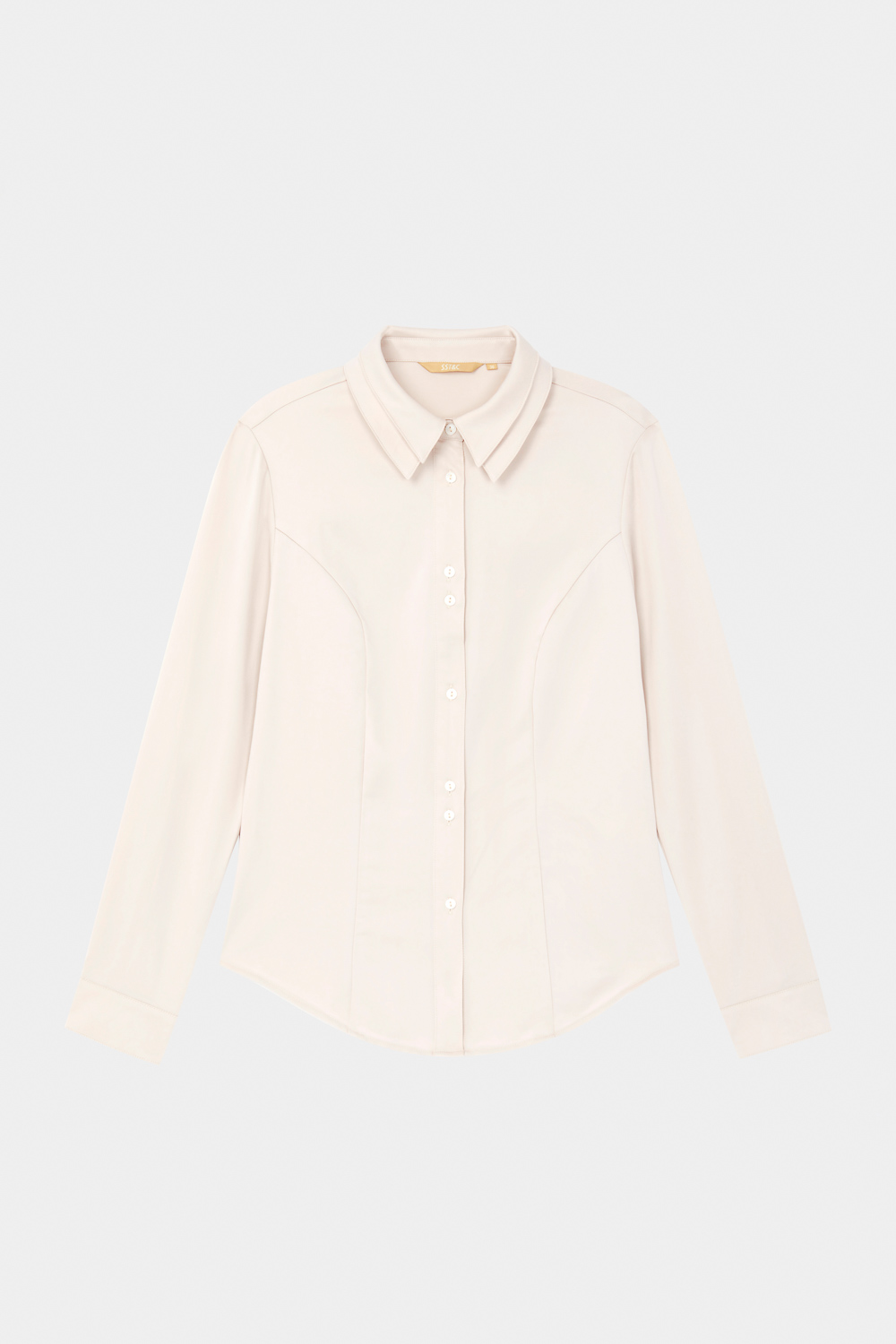 SST&C Mist Rose Pink Double Collar Slim Fit Shirt | 7562310005  (Outlet)_7